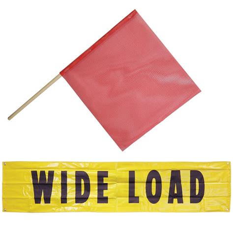 oversized loading flags.